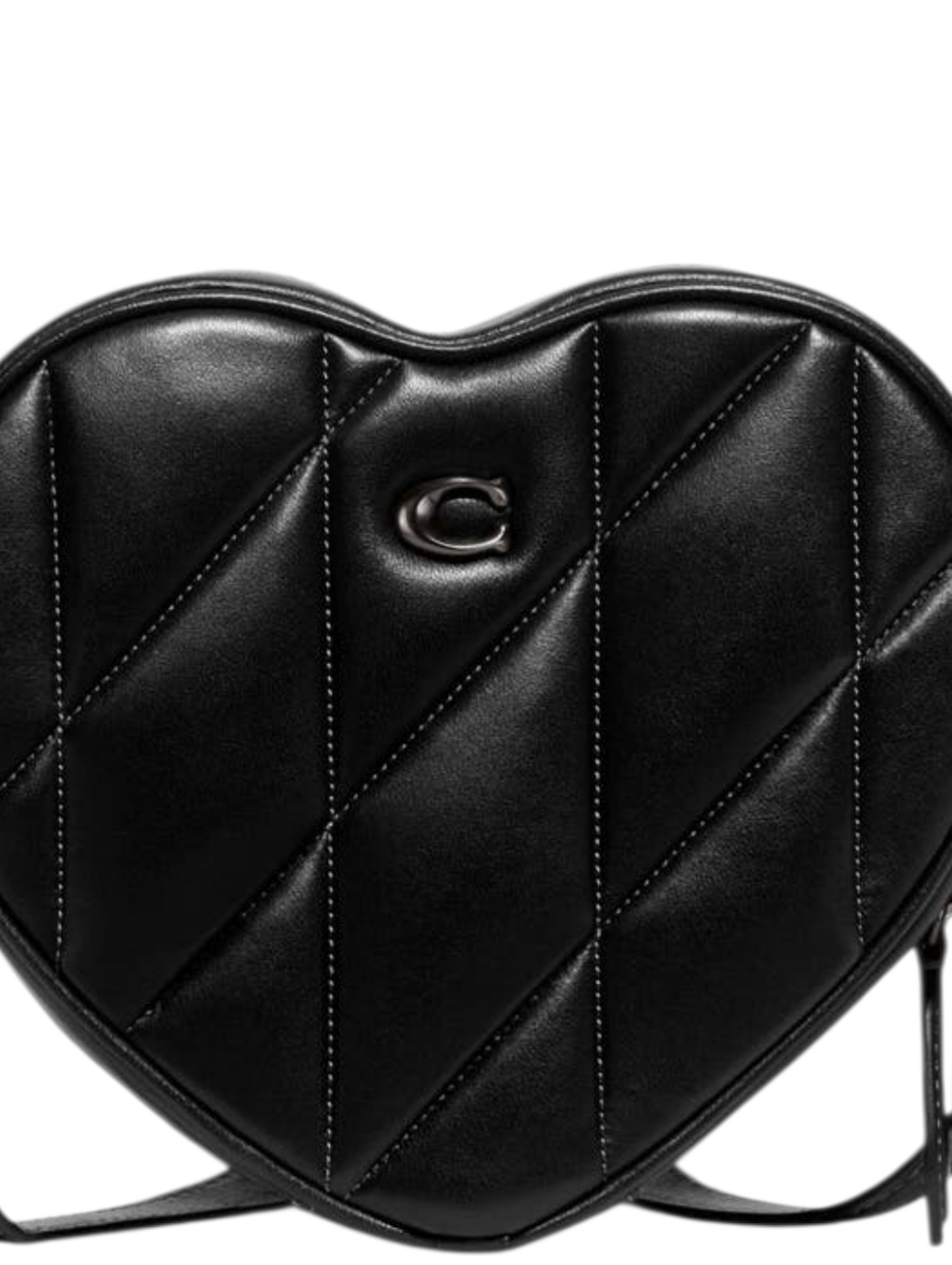 RESERVED COACH Black Quilted Heart Crossbody Bag - RETAIL- FULL INCLUSION - READ - Picture 5 of 16